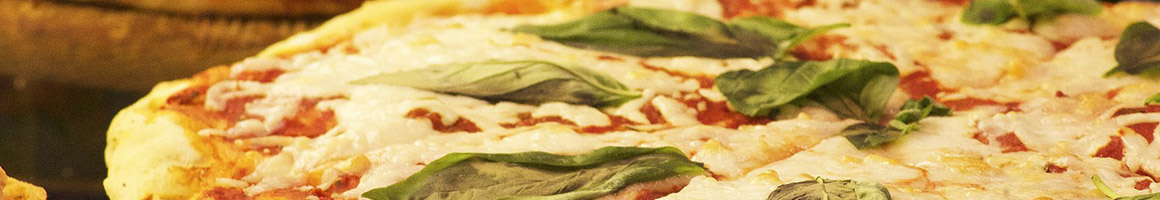 Eating Italian Pizza at Cafe Classico restaurant in Scranton, PA.